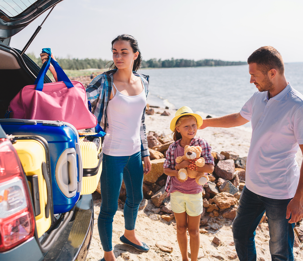Beach vacation packing list family: