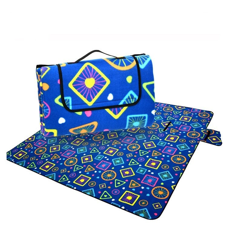 Multi-person beach mat mat