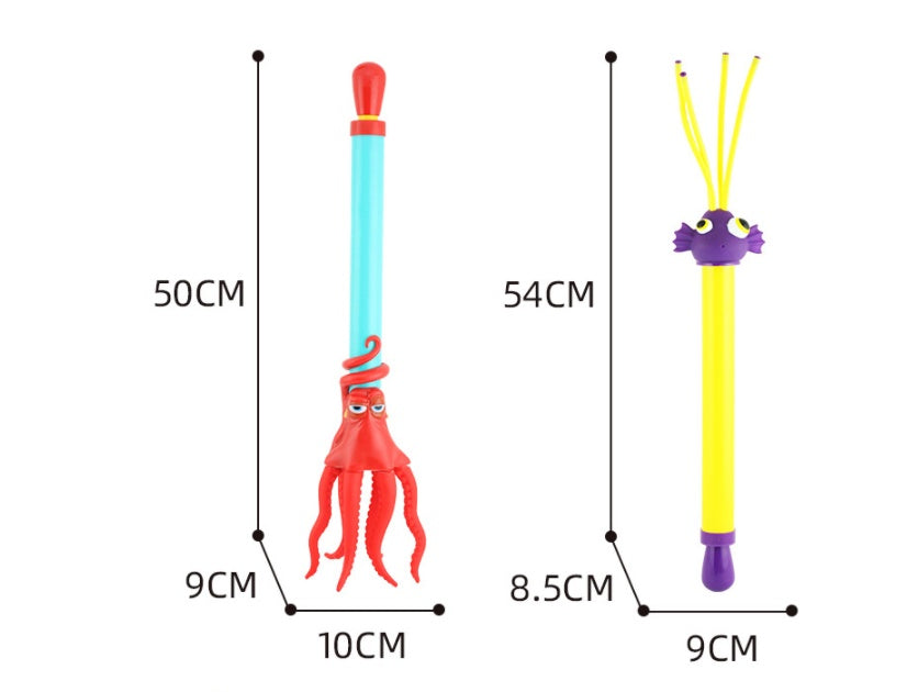 Octopus Water Gun Toys Summer Water Pistol Blaster Shooter