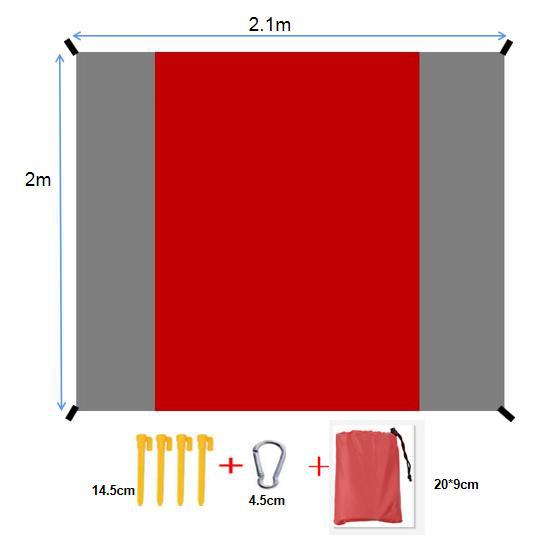 Beach Mat Folding Waterproof Picnic Mat - My Beach Kit