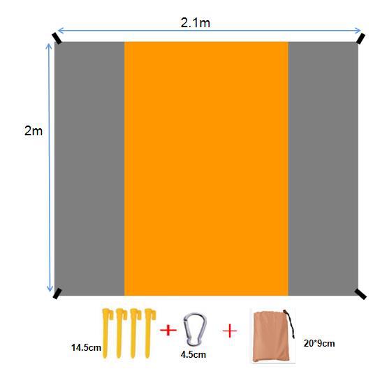 Beach Mat Folding Waterproof Picnic Mat - My Beach Kit