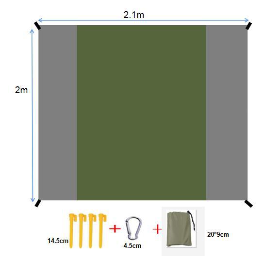 Beach Mat Folding Waterproof Picnic Mat - My Beach Kit