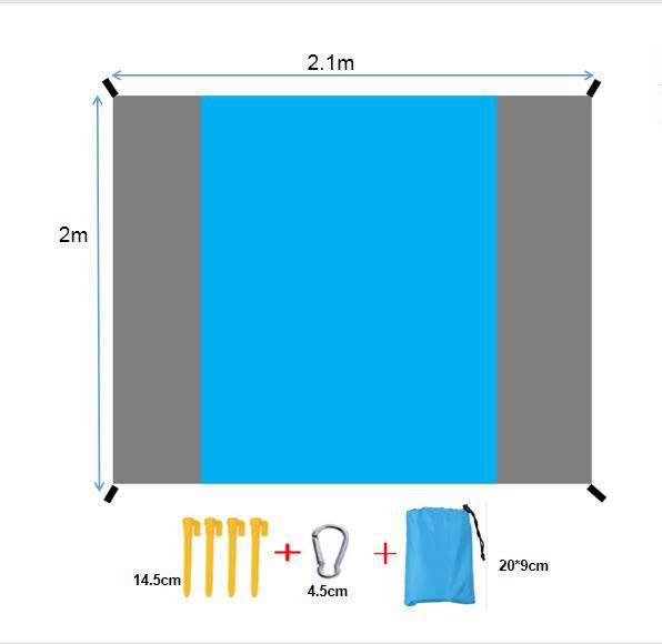 Beach Mat Folding Waterproof Picnic Mat - My Beach Kit