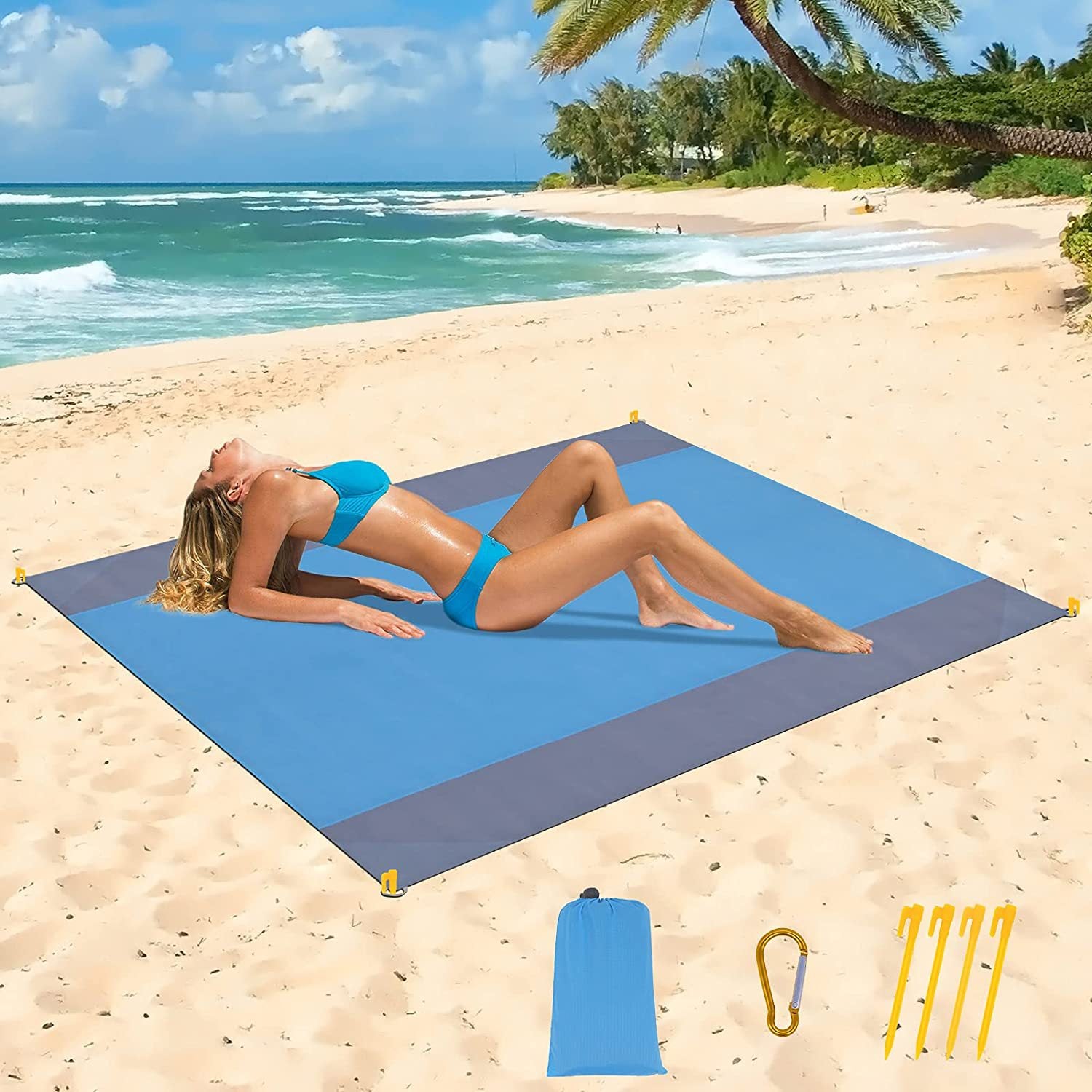 Beach Mat Folding Waterproof Picnic Mat - My Beach Kit