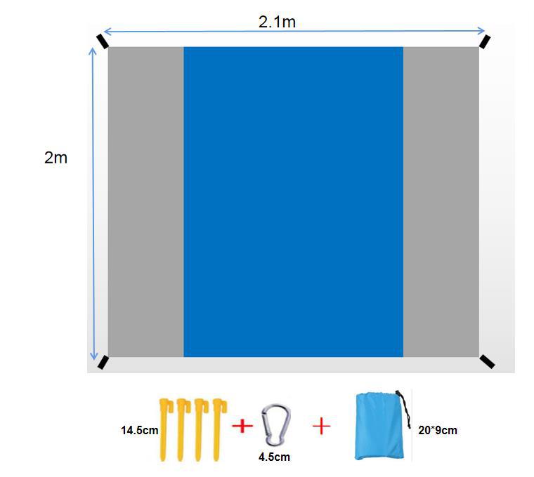 Beach Mat Folding Waterproof Picnic Mat - My Beach Kit