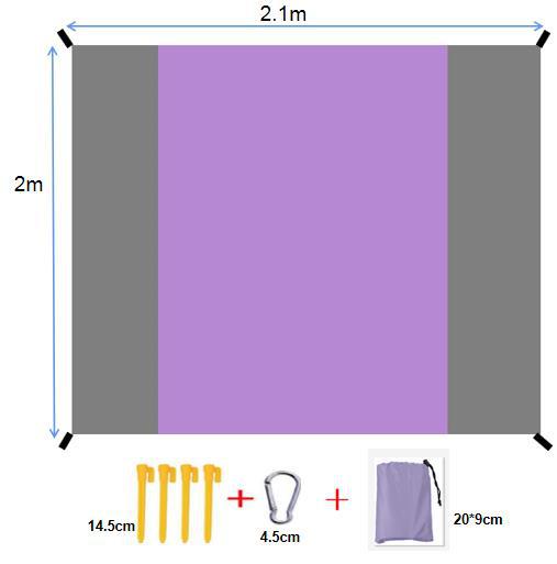 Beach Mat Folding Waterproof Picnic Mat - My Beach Kit