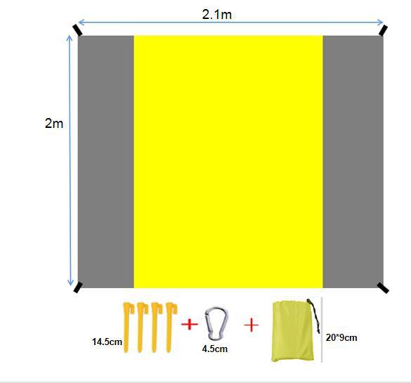 Beach Mat Folding Waterproof Picnic Mat - My Beach Kit