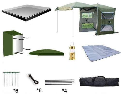 Self-driving Tour In Tents Beside The Car - My Beach Kit