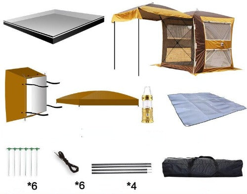 Self-driving Tour In Tents Beside The Car - My Beach Kit