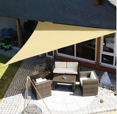 Outdoor Sunshade Triangle Canopy - My Beach Kit