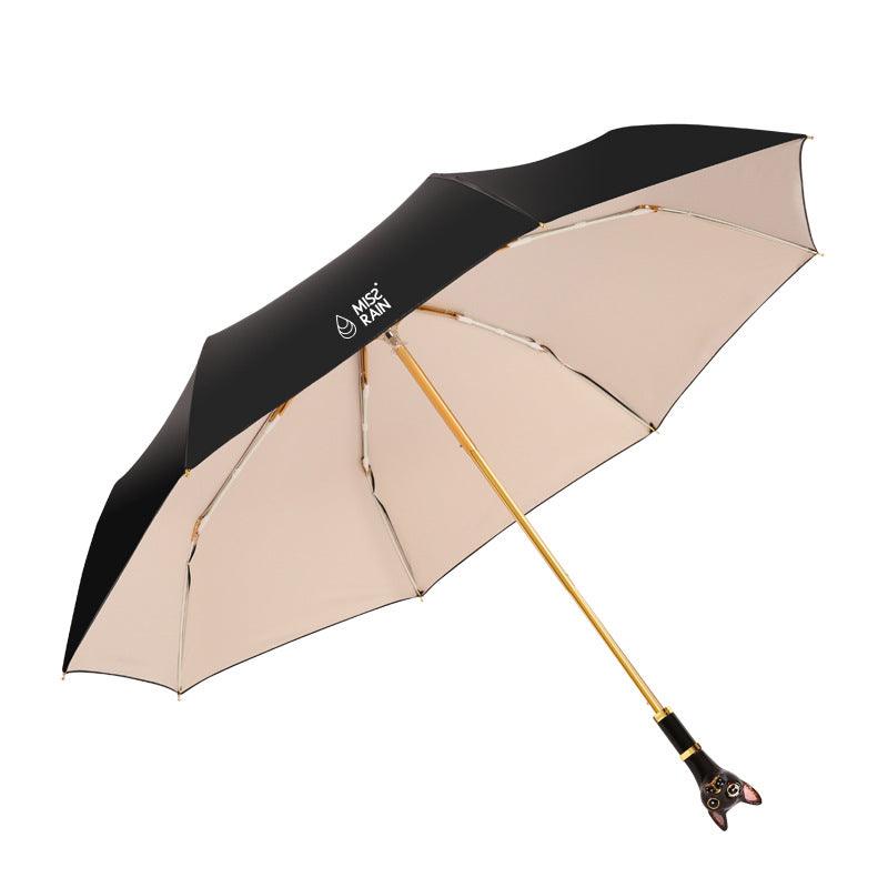 Folding cat handle sunscreen umbrella - My Beach Kit