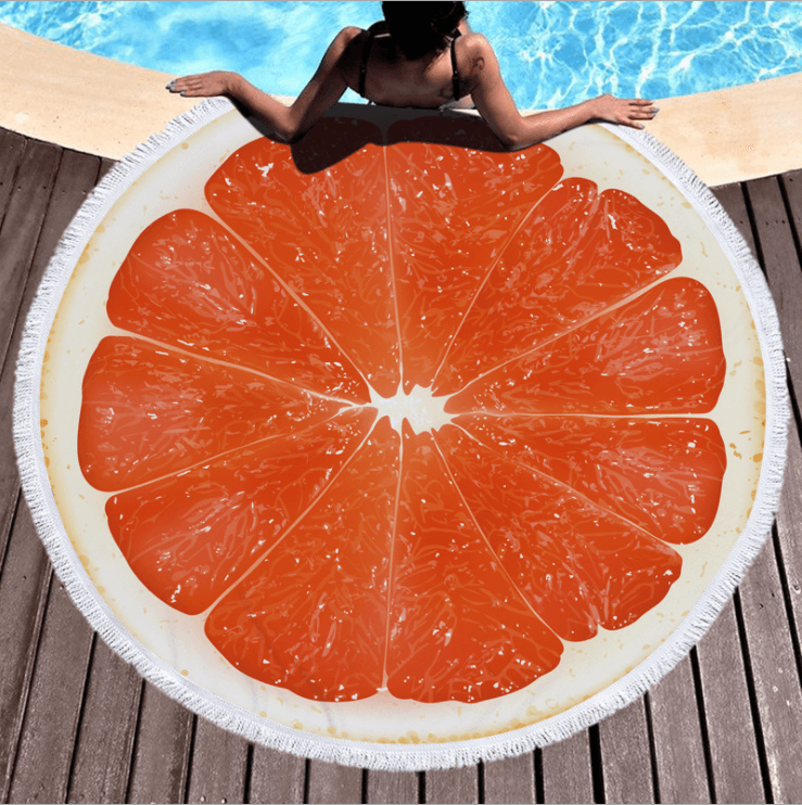 Fruit Round Beach Mat - My Beach Kit