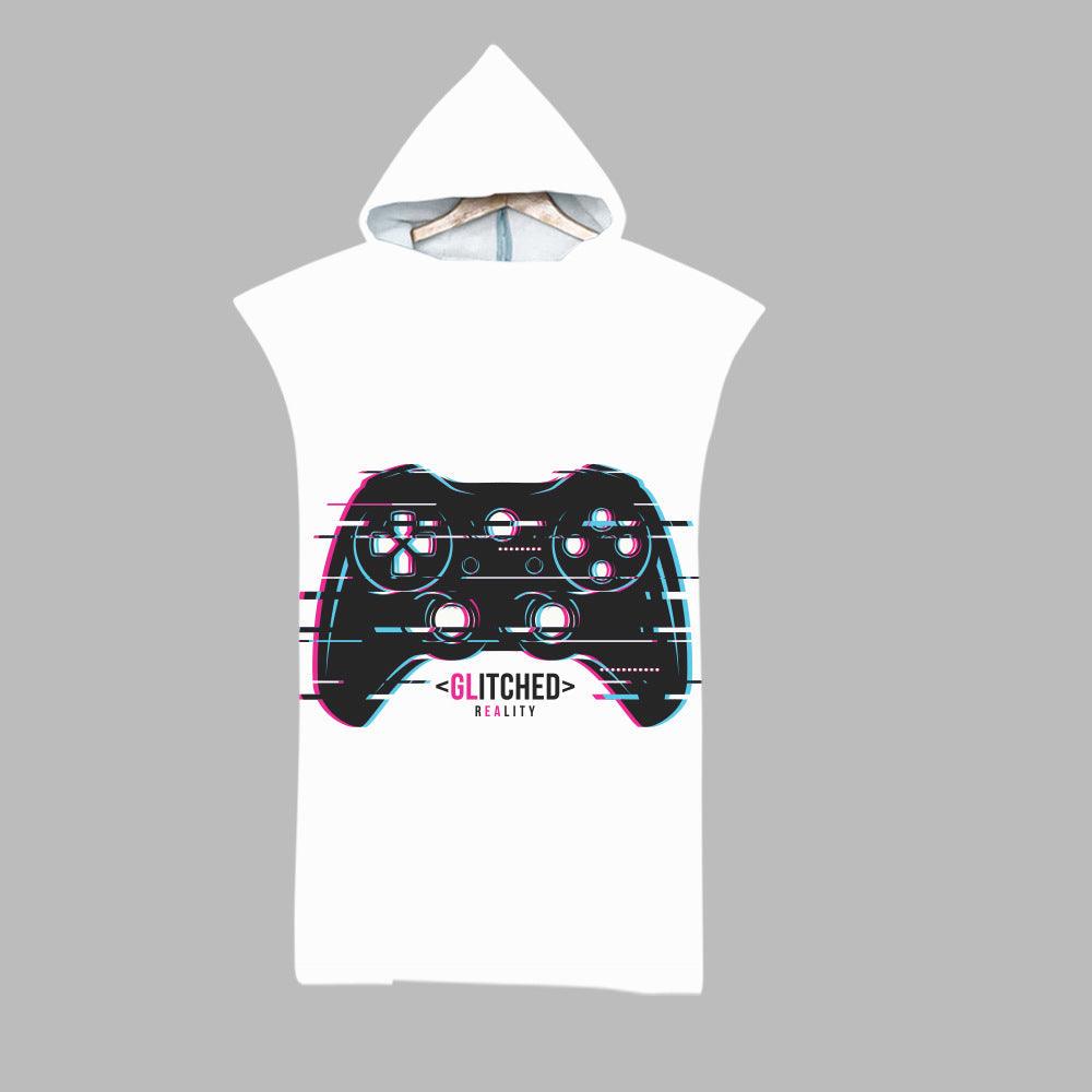 Beach Swim Print Hooded Towel - My Beach Kit