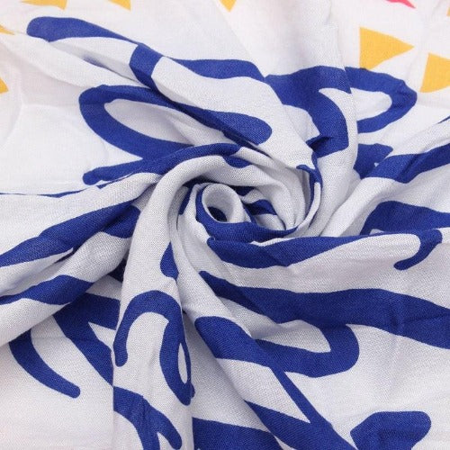 Printed Tassel Round Beach Mat - My Beach Kit