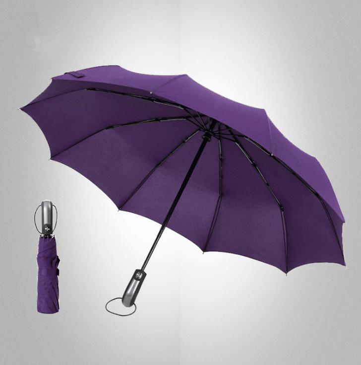 Wind Resistant Folding Automatic Umbrella - My Beach Kit