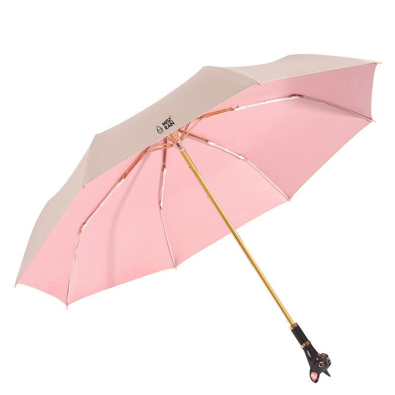 Folding cat handle sunscreen umbrella - My Beach Kit