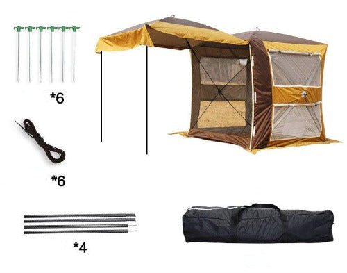 Self-driving Tour In Tents Beside The Car - My Beach Kit