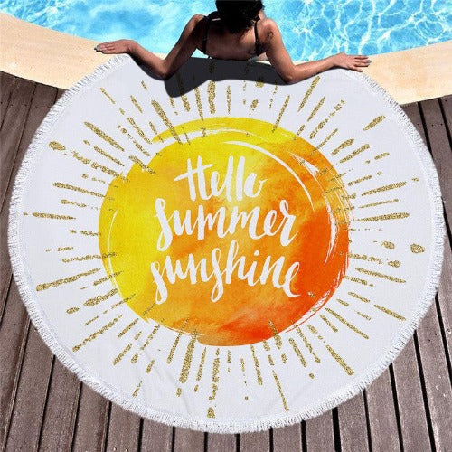 Printed Beach Towel - My Beach Kit