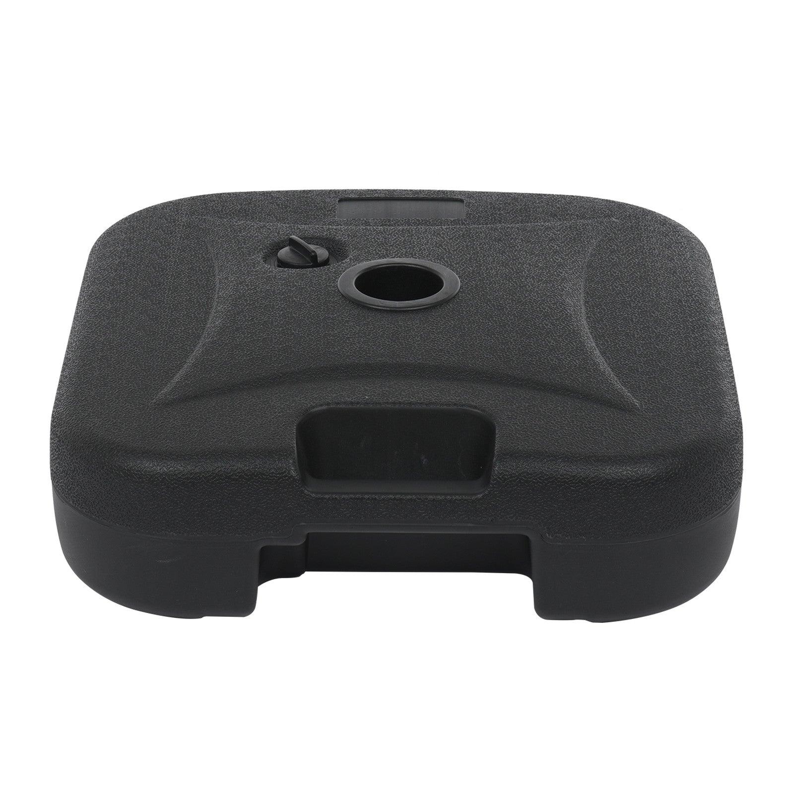 Umbrella Base 18 In Square Outdoor Market Stand Heavy Duty-Water Filled 53 lb - My Beach Kit