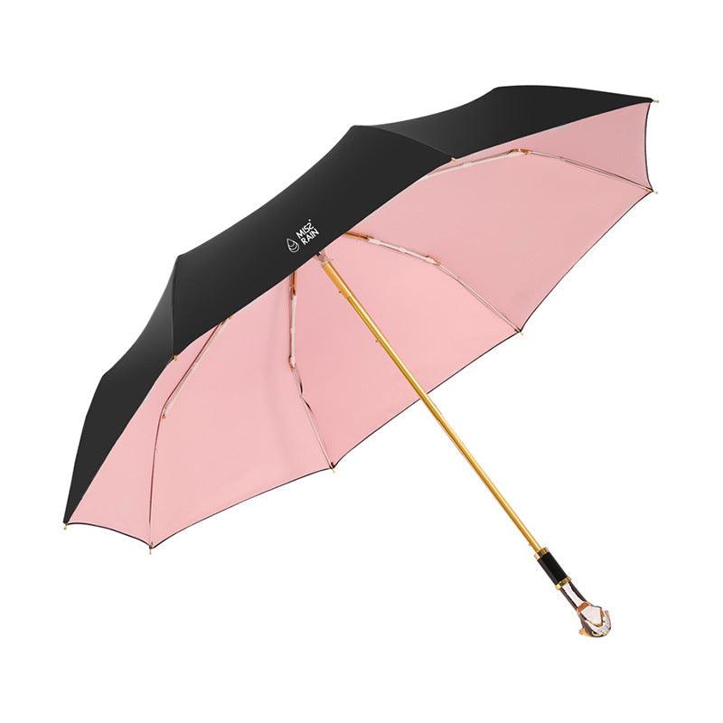 Folding cat handle sunscreen umbrella - My Beach Kit