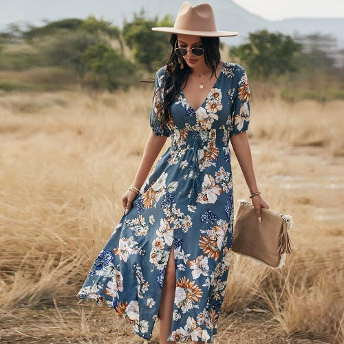 Floral Summer Beach Dress - My Beach Kit
