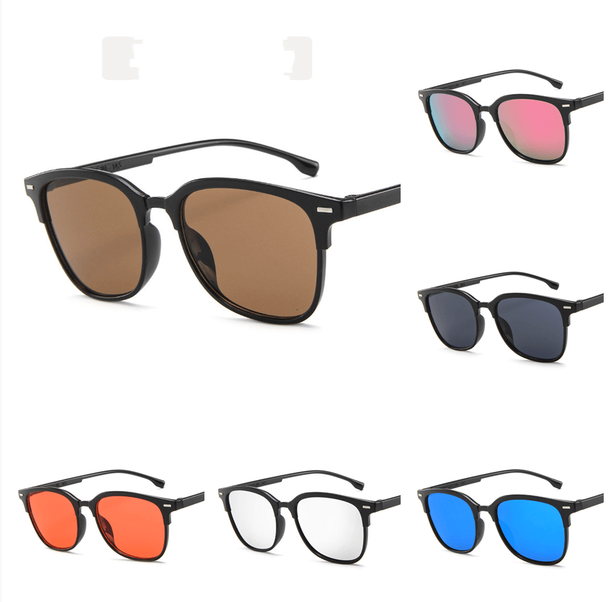 Temperament Simple Retro Couple Square Wild Glasses - My Beach Kit