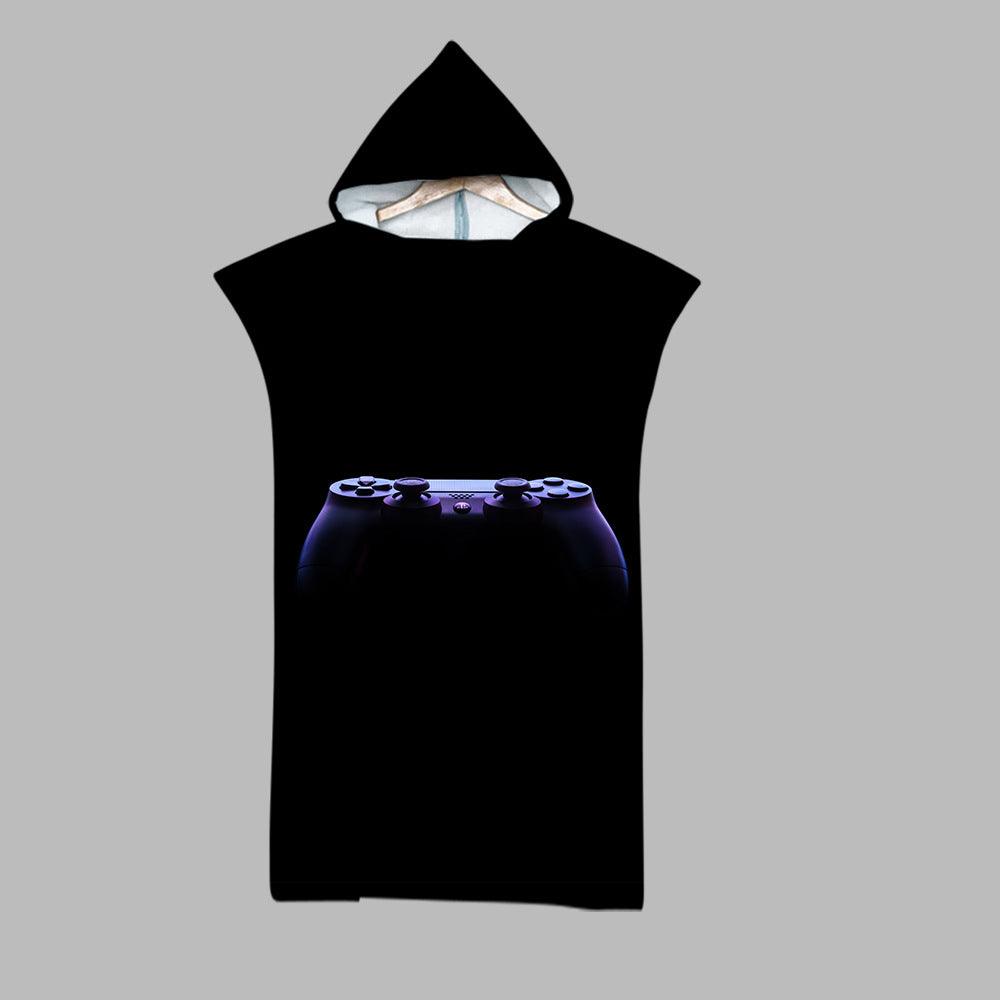 Beach Swim Print Hooded Towel - My Beach Kit