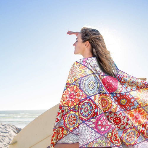 Fashion Microfiber Digital Print Beach Towel - My Beach Kit