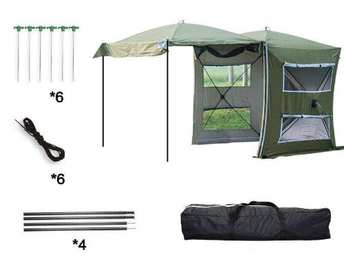 Self-driving Tour In Tents Beside The Car - My Beach Kit