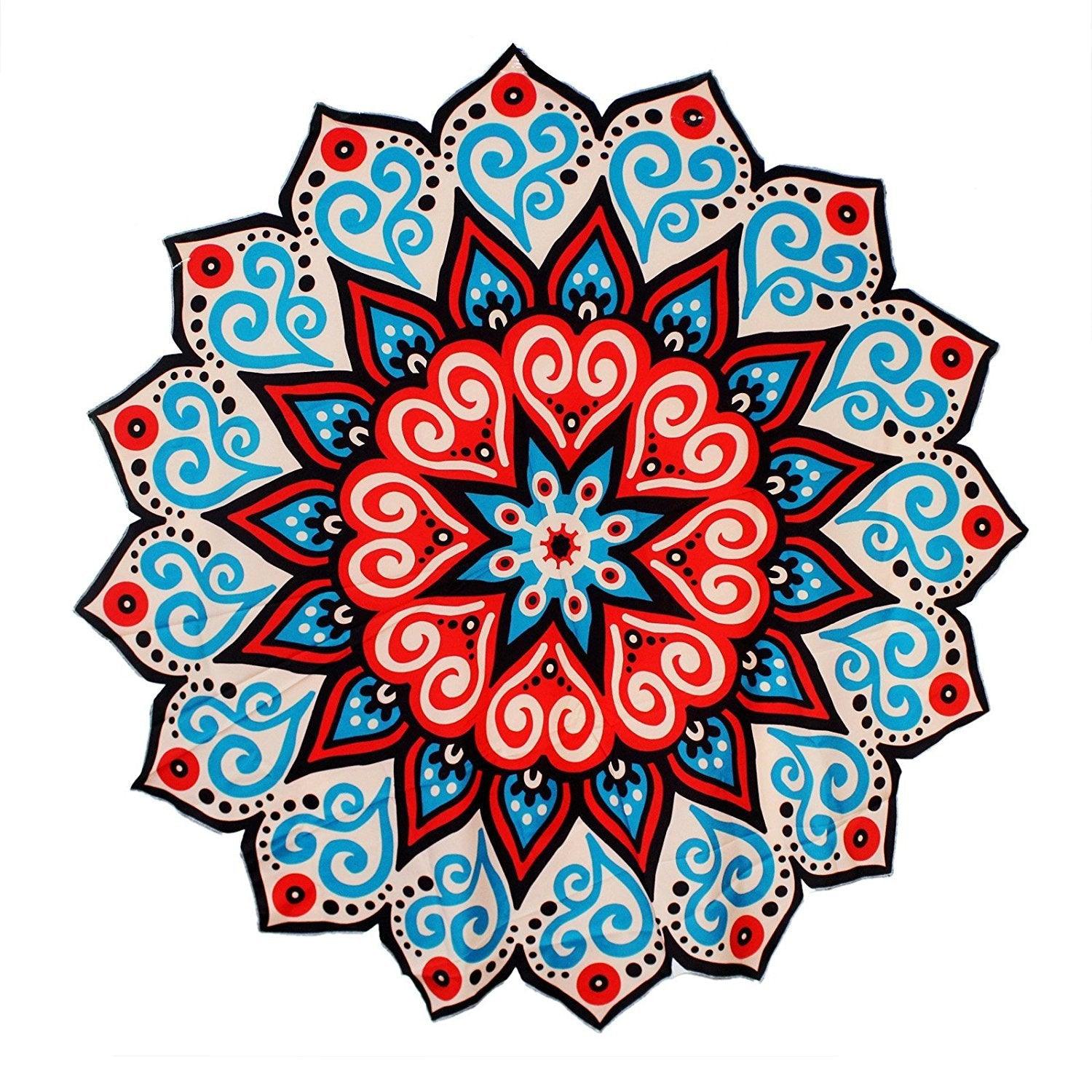 Casual Beach Mat Round Retro Shawl - My Beach Kit