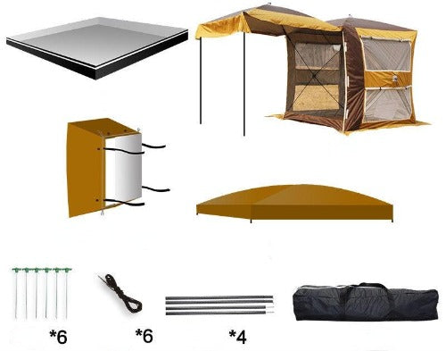 Self-driving Tour In Tents Beside The Car - My Beach Kit