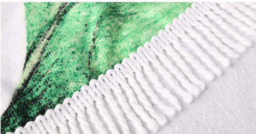 Basketball Football Round Microfiber Beach Towel - My Beach Kit