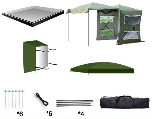 Self-driving Tour In Tents Beside The Car - My Beach Kit