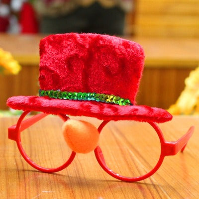 Christmas Santa glasses decorations - My Beach Kit