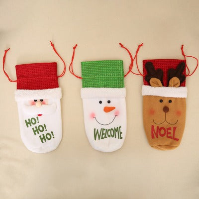 Christmas Wine Bottle Socks Decorations - My Beach Kit