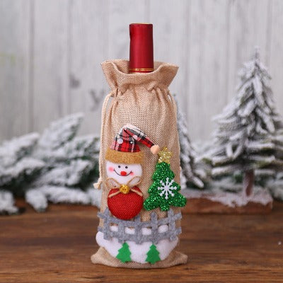 Christmas Wine Bottle Socks Decorations - My Beach Kit