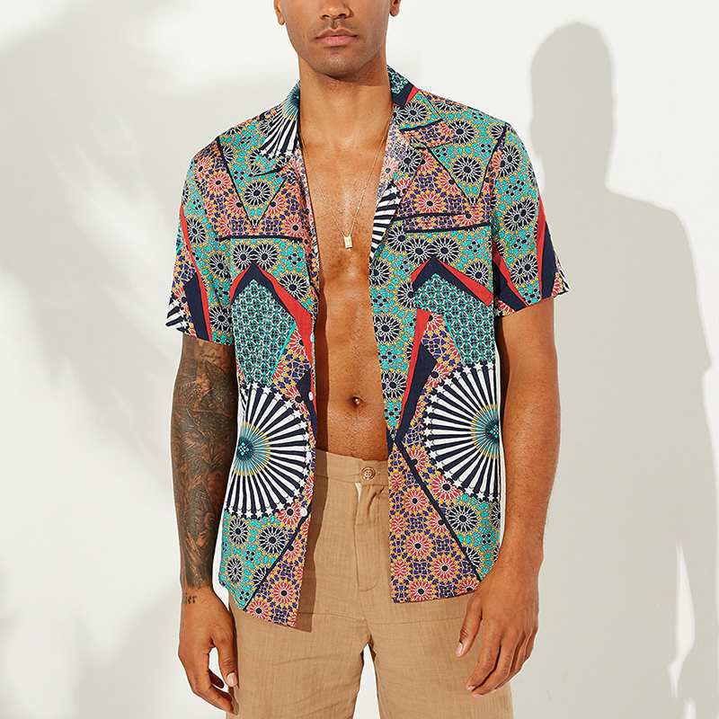 Men Short Sleeve Beach Shirt - My Beach Kit