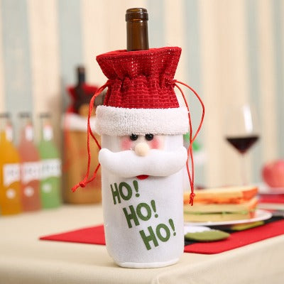 Christmas Wine Bottle Socks Decorations - My Beach Kit