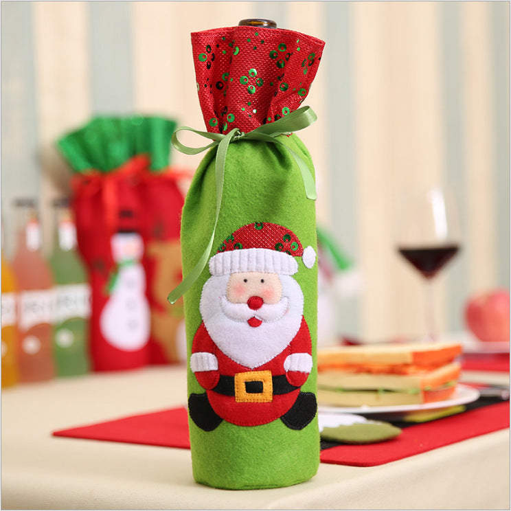 Christmas Wine Bottle Socks Decorations - My Beach Kit