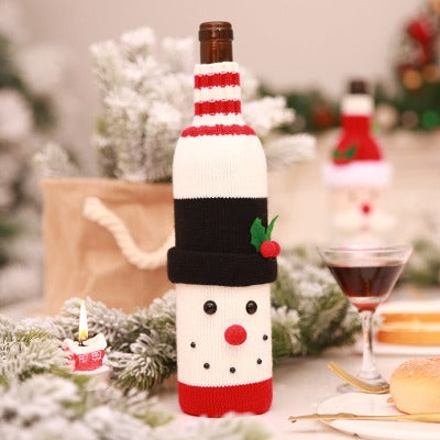 Christmas Wine Bottle Socks Decorations - My Beach Kit