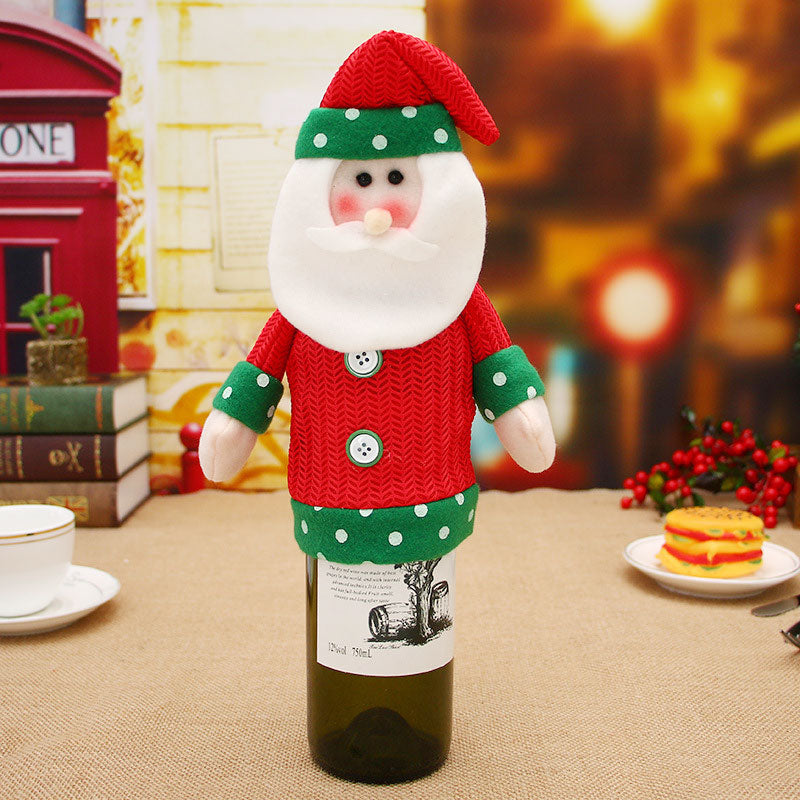 Christmas Wine Bottle Socks Decorations - My Beach Kit