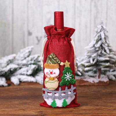 Christmas Wine Bottle Socks Decorations - My Beach Kit