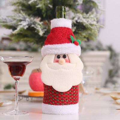 Christmas Wine Bottle Socks Decorations - My Beach Kit