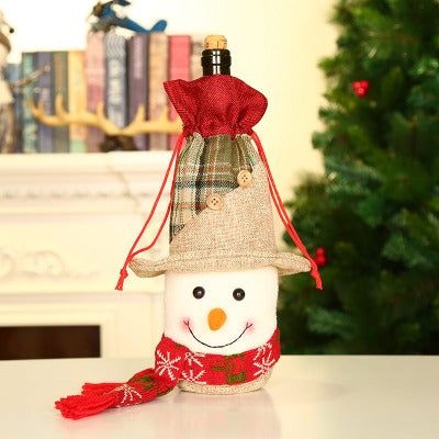 Christmas Wine Bottle Socks Decorations - My Beach Kit