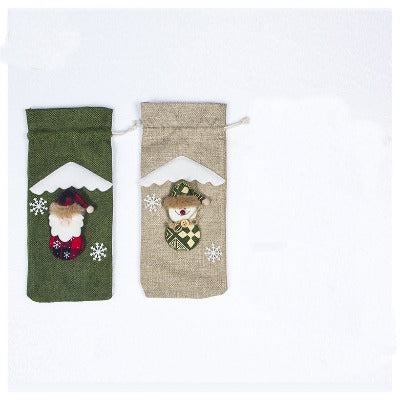 Christmas Wine Bottle Socks Decorations - My Beach Kit