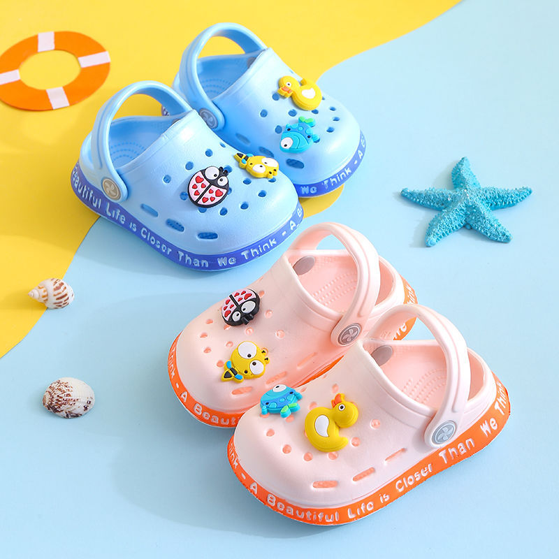 Kids Slippers for Boys Girls Cartoon Shoes Summer Toddler - My Beach Kit