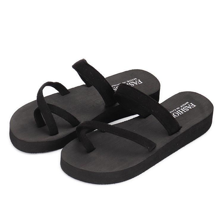 Fashion Casual Slope With Flip Flops Comfortable Slippers - My Beach Kit