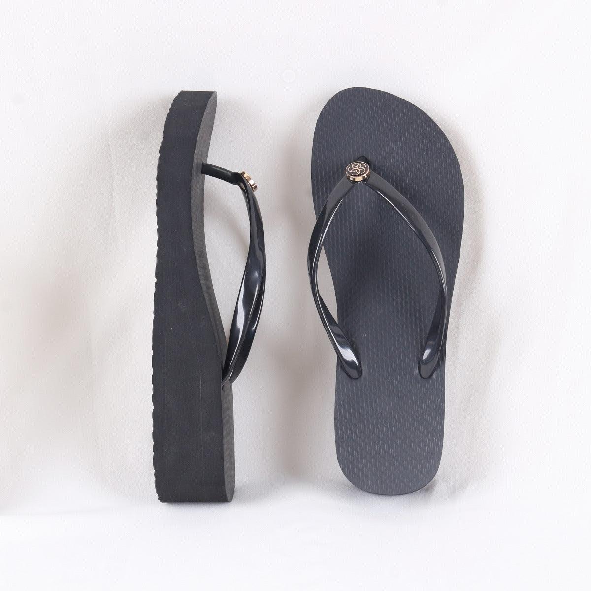 Natural Rubber Outer Wear Wedge With Flip Flops - My Beach Kit