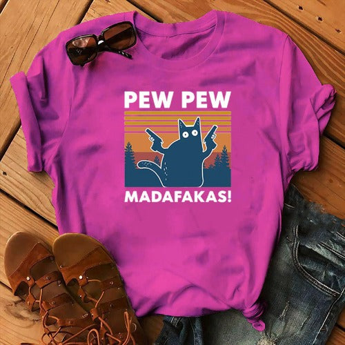 Short Sleeve Pew Maddakas T-Shirt European Size Top - My Beach Kit