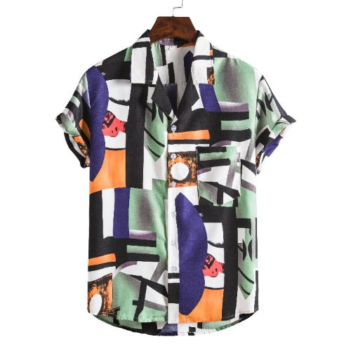 Men Short sleeved beach shirts - My Beach Kit